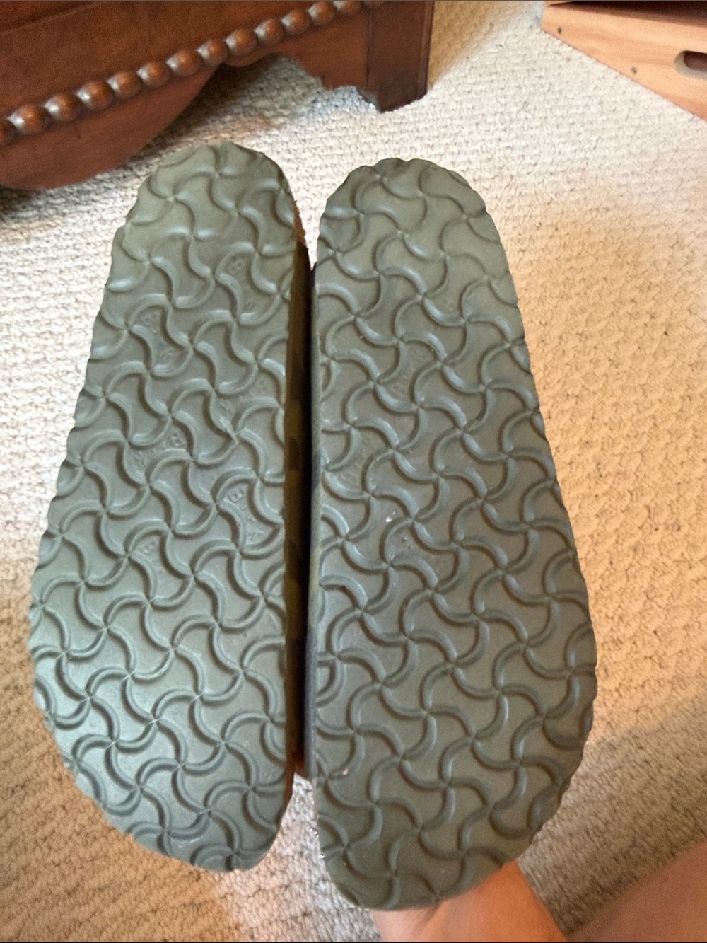 Birkenstock Arizona Sandal in Army Green Camo - Picture 6 of 9